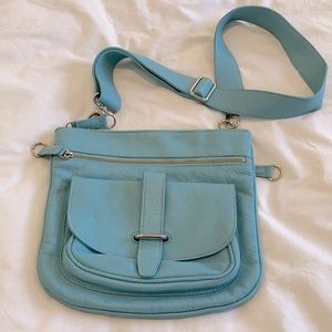 Roots Blue Side Saddle Prince Bag